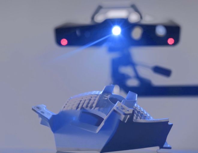 拍照式蓝光3D扫描仪用于复杂曲面轮廓工件3D尺寸检测(图1)